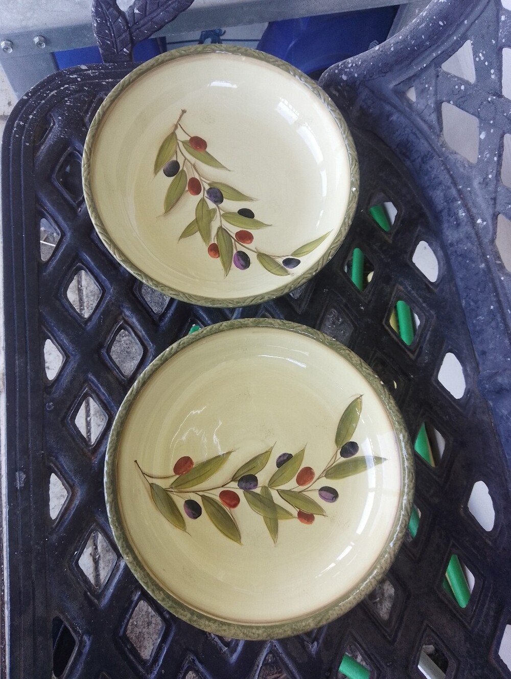 Clay Art Salad Bowl / Plates